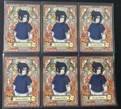 Naruto Kayou Sasuke Uchiha SP x6 NRSA01 Heaven Scroll Lot Cards - Image 1