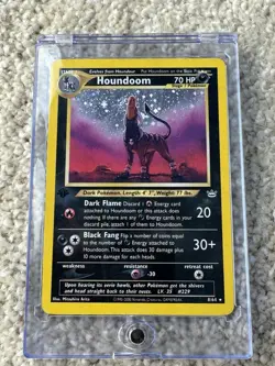 Houndoom Neo Revelation 1st Edition Holo Rare 70 HP Stage 1 Card 08/64 2000 - Image 1