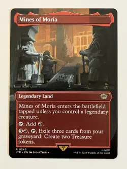 Mines of Moria (Borderless) The Lord of the Rings Non-Foil Regular MTG - Image 1