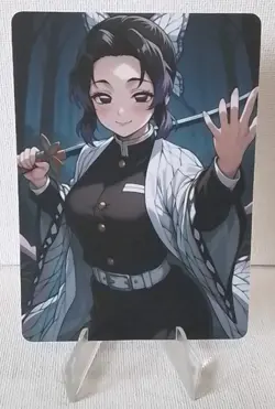 Shinobu Kocho Demon Slayer Anime Waifu Double Sided Trading Card - Image 1