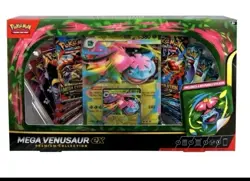 Pokemon Mega Venusaur EX Premium Collection Box English Promo & Oversize Card - Image 1