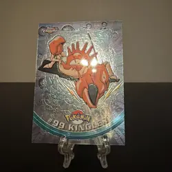 Kingler #99 - Topps Chrome Series 2 Pokemon Card Near Mint - Image 1