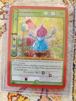 Flatwoods Monster 1/165 MetaZoo UFO 1st Edition Full Holo Foil Card. NM/MINT - Image 1