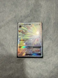 Pokemon Solgaleo GX Secret Rare Full Art Rainbow Holo Card 155/149 SM Base Set - Image 2