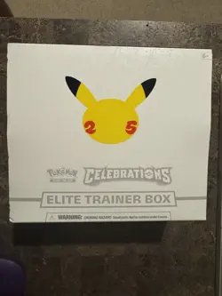Pokemon Center Celebrations ETB - Empty w/ Accessories No Cards Pokemon TCG - Image 1