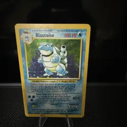 Blastoise Base Set Holo Rare 2/102 100 HP Pokemon Card Wizards English 1999 - Image 1