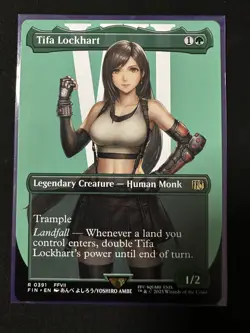 MTG Tifa Lockhart (Borderless) - FINAL FANTASY - Image 1