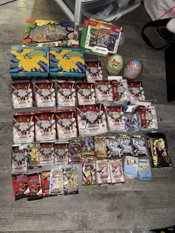 Bulk Opened Pokemon and Topps 75th Cards Lot - Image 1
