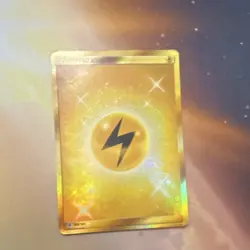 Pokemon TCG Lightning Energy Secret Rare Foil Card 164/145 Basic Energy - Image 1