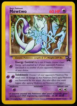 Mewtwo #12 Promo NM/VLP Pokemon Card - Image 1