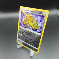 Radiant Steelix 124/196 Pokemon Card - SWSH11: Lost Origin - NM - Image 2