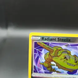 Radiant Steelix 124/196 Pokemon Card - SWSH11: Lost Origin - NM - Image 3