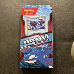 Pokemon TCG Knock Out Collection Box Sealed Kyogre Booster Foil Card English - Image 1