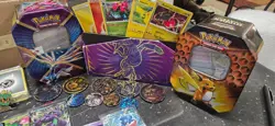 pokemon lot 1000+ cards including sealed packs, hits, dice, binder, etb holos - Image 5
