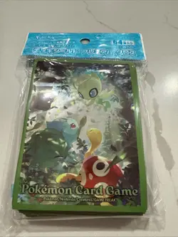 Bulbasaur Shuckle Celebi Pokemon Card Sleeves Premium Officia Japan Deck Shield - Image 1