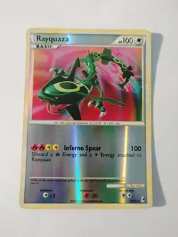 Rayquaza 20/95 Rare Reverse Holo Call of Legends Pokemon Card 2011 - Image 1