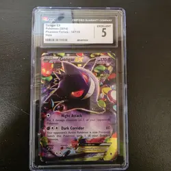 Pokemon Gengar EX TCG Holo Rare Card XY Phantom Forces 34/119 - Image 1