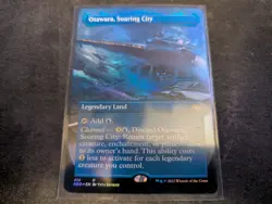 MTG Magic the Gathering FOIL Otawara, Soaring City Borderless NEO! - Image 1