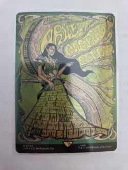 mtg, Arwen, Mortal Queen (Borderless Poster) foil: the Lord of the Rings: NM - Image 1