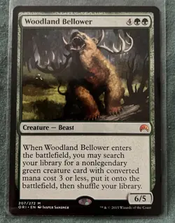 MTG Magic The Gathering Woodland Bellower *NP - Image 1