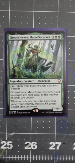 X1 MTG Greensleeves, Maro-Sorcerer (27/265) Dominaria United Magic The Gathering - Image 1