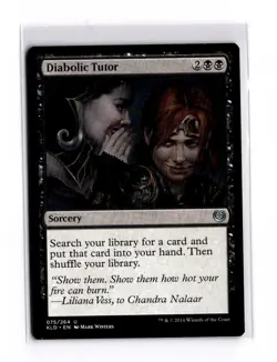 Diabolic Tutor Kaladesh SP Slightly Played - Image 1