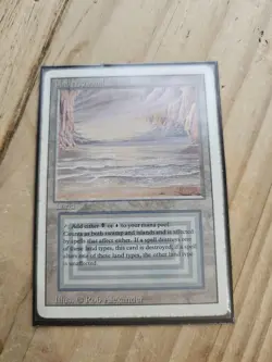 Magic The Gathering Underground Sea Revised Decent Condition - Image 1