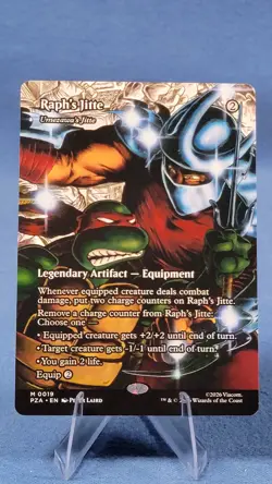 Raph's Jitte (Umezawa's Jitte) NM Teenage Mutant Ninja Turtles Mythic Rare PZA - Image 1