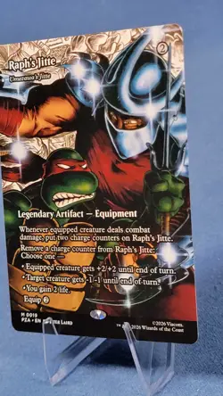 Raph's Jitte (Umezawa's Jitte) NM Teenage Mutant Ninja Turtles Mythic Rare PZA - Image 4