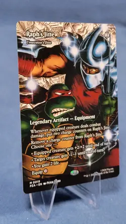 Raph's Jitte (Umezawa's Jitte) NM Teenage Mutant Ninja Turtles Mythic Rare PZA - Image 5