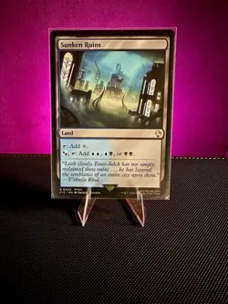 Sunken Ruins(FIC 0430) Commander: Final Fantasy Regular Magic The Gathering MTG - Image 1