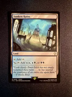 Sunken Ruins(FIC 0430) Commander: Final Fantasy Regular Magic The Gathering MTG - Image 3