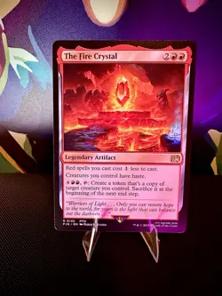 The Fire Crystal (FIN 0135) Regular, Final Fantasy, Magic The Gathering. - Image 1