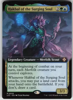 MTG TCG Hakbal of the Surging Soul (Extended Art) The Lost Caverns of Ixalan 29 - Image 1