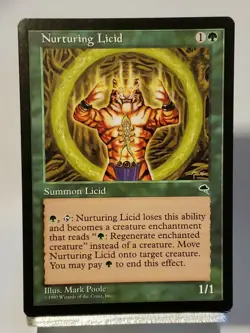 MTG Nurturing Licid Tempest Regular Uncommon Magic - Image 1