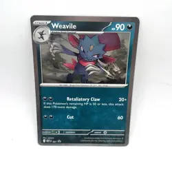 Weavile Cosmos Holo 021 Black Star Promo 21 Pokemon Phantasmal Flames - Image 1