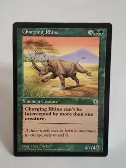 MTG Charging Rhino Portal Regular Rare Magic - Image 1