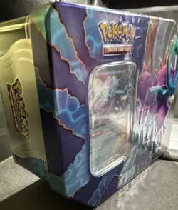 Pokemon TCG Paradox Clash Tin Box Sealed Walking Wake Iron Leaves Booster 2024 - Image 3