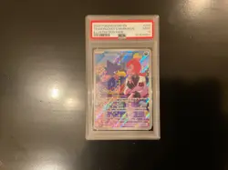 Pokemon Destined Rivals Team Rocket's Murkrow illustration rare 200/182 PSA 9 - Image 1