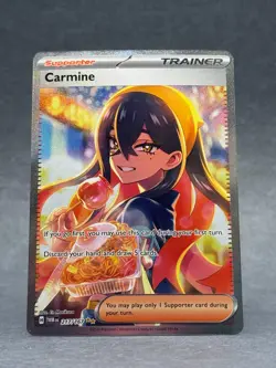 Pokemon - 217/167 Carmine Twilight Masquerade Special Illustration Rare Holo NM - Image 1