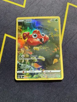 Paras GG32/GG70 Crown Zenith Galarian Gallery Full Art Holo Pokemon Card NM - Image 1