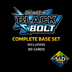Pokemon Black Bolt Complete Set 80 Cards NM C/UC/Holo Rare - Image 1