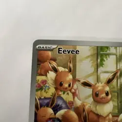 Pokemon Eevee Illustration Rare Full Art Holo Twilight Masquerade 188/167 - Image 2