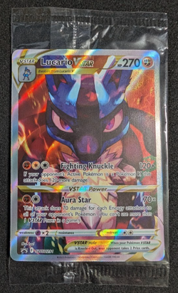 Lucario VSTAR SWSH291 Crown Zenith Sealed ETB Promo Pokemon - Image 1