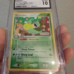 2006 Pokemon EX Legend Maker Reverse Holo Victreebel #13 CGC 10 GEM MINT - Image 3