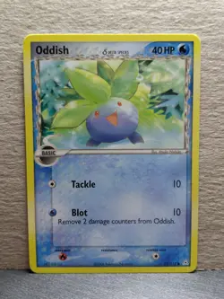 2006 Pokemon Oddish Delta Species 73/110 EX Holon Phantoms Common - NM - Image 1