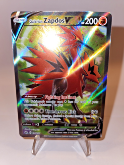 Galarian Zapdos v 173/198 Full Art Pokemon TCG Chilling Reign - Image 2