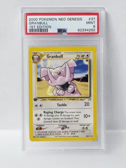 POKEMON 1ST EDITION NEO GENESIS GRANBULL #37 PSA 9 VERY NICE!!! - Image 1