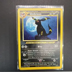 Pokemon TCG Umbreon 13/75 Neo Discovery Unlimited Holo Eng (Front NM Back VG) - Image 2