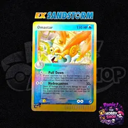 Omastar Ex Sandstorm 19/100 Reverse Holo Vintage Pokemon TCG Near Mint - Image 1